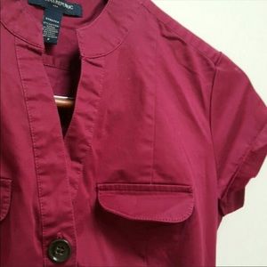 Banana Republic Red Wine Shirtdress!!